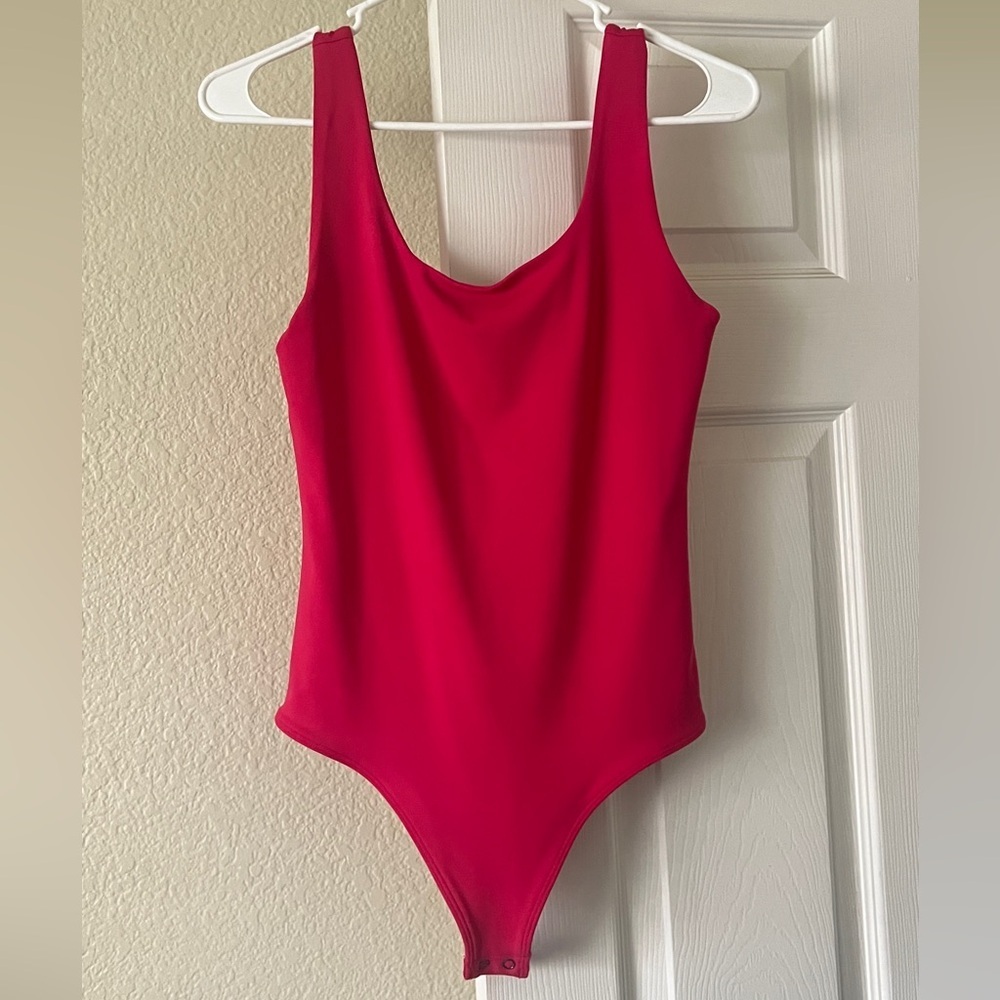 Express hot pink tank bodysuit